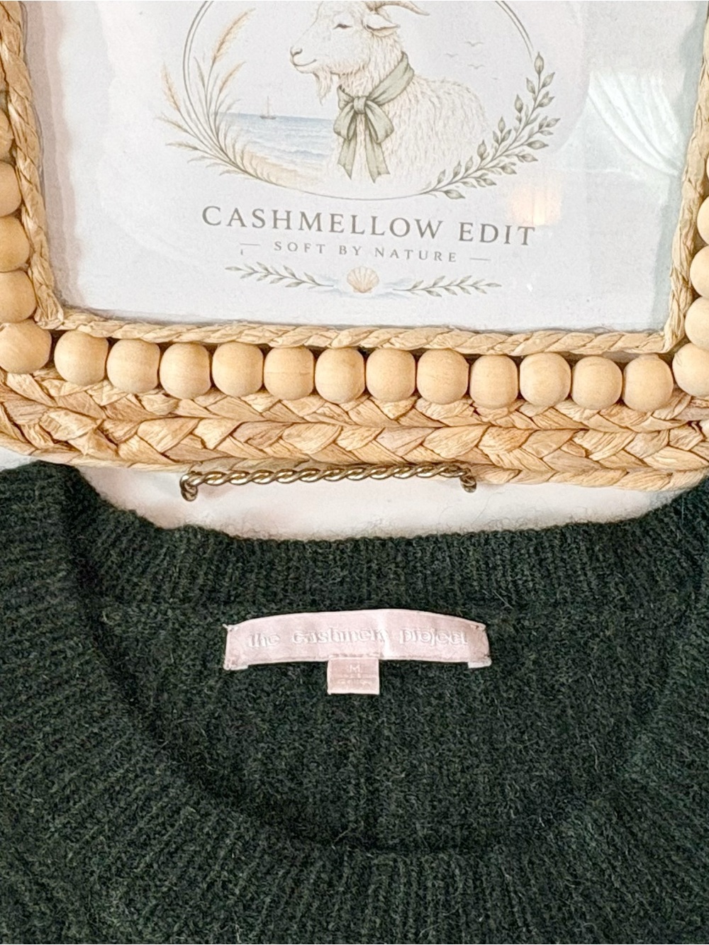 🌲 The Cashmere Project Forest Green Olive
100% Cashmere Rib Knit Sweater M - Picture 5 of 8